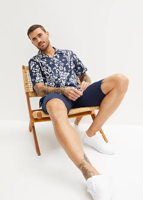 Chemise manches courtes hawaïenne 100% coton, bonprix