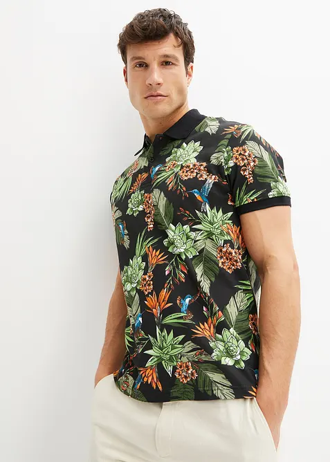 Polo en maille piquée, 100% coton, bonprix