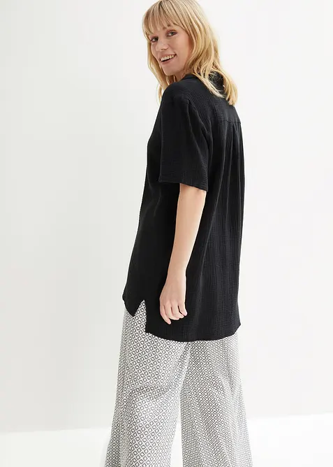 Hemdbluse aus Musselin, bonprix