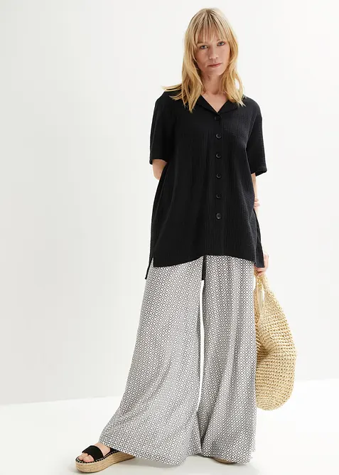 Hemdbluse aus Musselin, bonprix