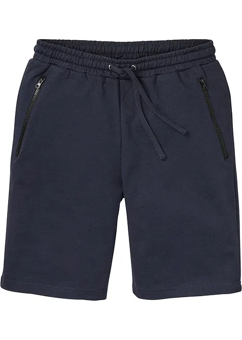 Bermuda sweat avec poches lat&eacute;rales zipp&eacute;es, bonprix