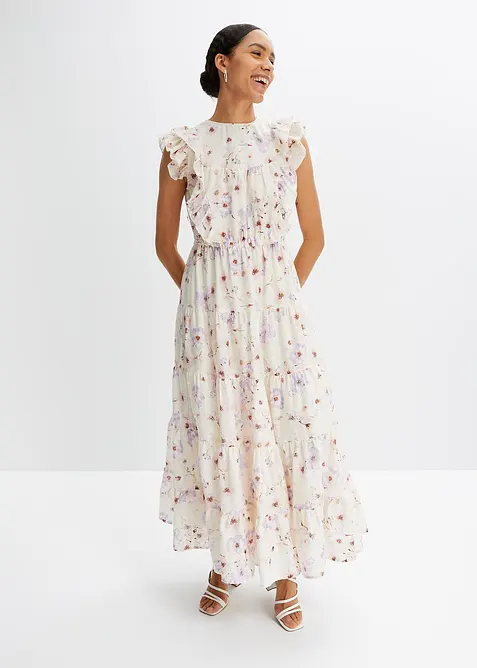 Maxikleid aus reiner Baumwolle, bonprix