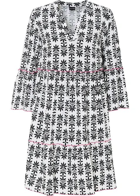 Tunika-Kleid aus fließender Viskose, bonprix