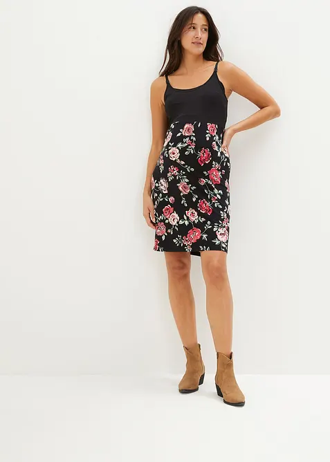 2-in-1 Umstands-und Stillkleid aus Viskose, bonprix