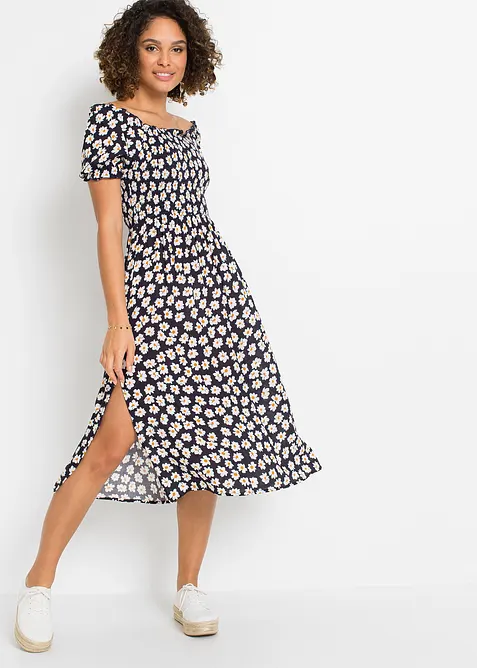 Midikleid aus reiner Viskose, bonprix