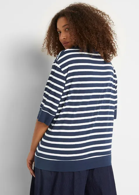 Poloshirt aus Baumwolle-Viskose Mix, bonprix