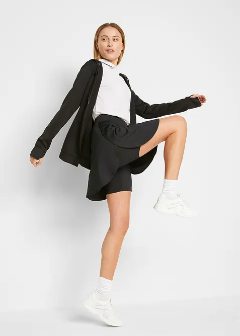 Jupe de sport avec cycliste intégré, séchage rapide, bonprix