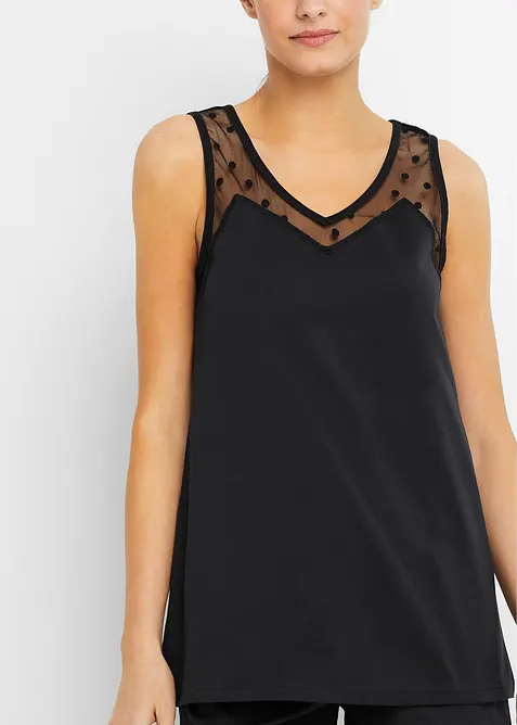 Shorty mit zartem Spitzeneinsatz, bonprix