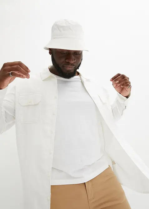 Chemise en lin majoritaire, bonprix