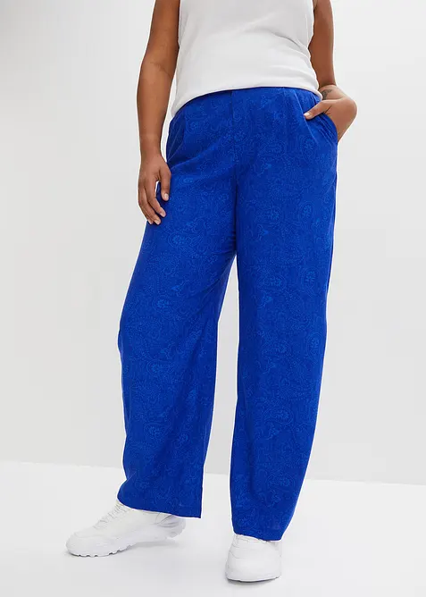 Palazzo-Hose aus fließender Viskose, bonprix