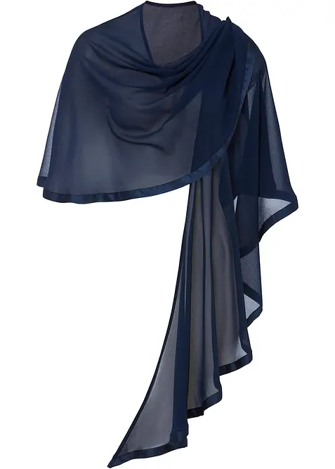 Stola mit feinem Satindetail, bonprix