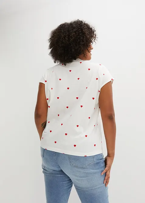 T-shirt imprim&eacute; 100% coton, bonprix