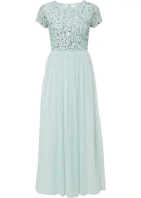 Maxikleid mit Paillettenstickerei, bonprix