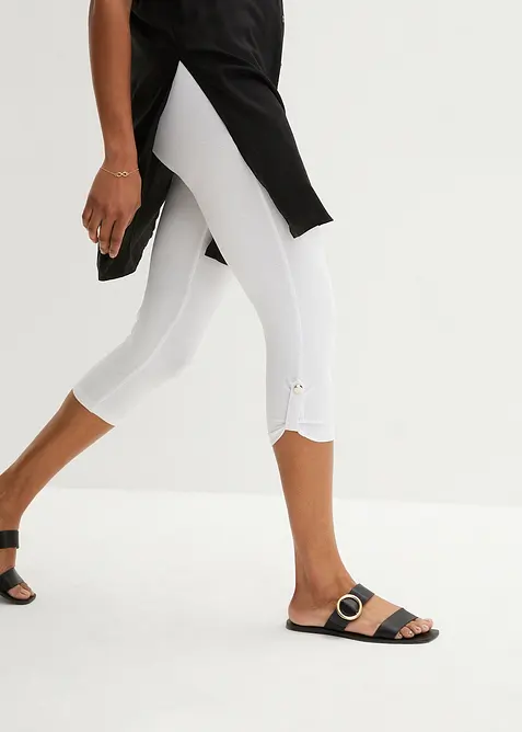 Legging 3/4 en coton, bonprix