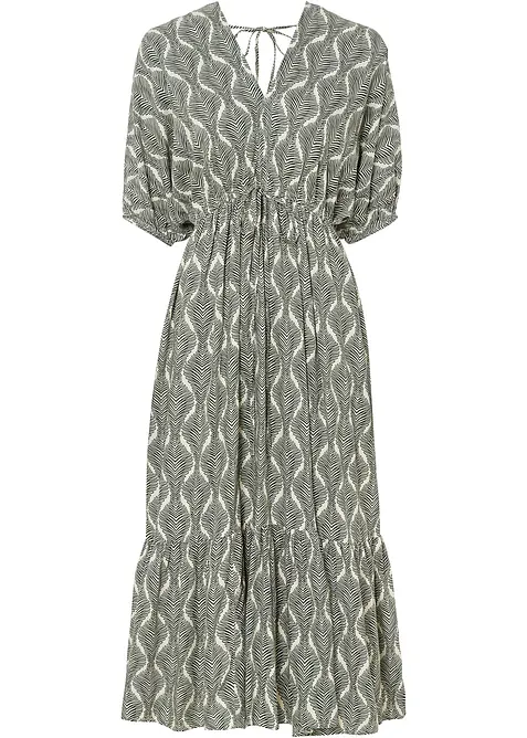 Midikleid aus fließender Viskose, bonprix