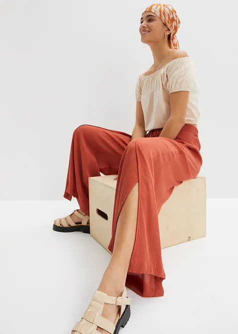 Hose aus fließender Viskose, bonprix