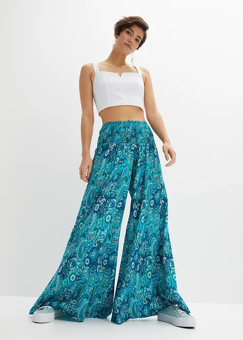 Palazzo-Hose aus fließender Viskose, bonprix