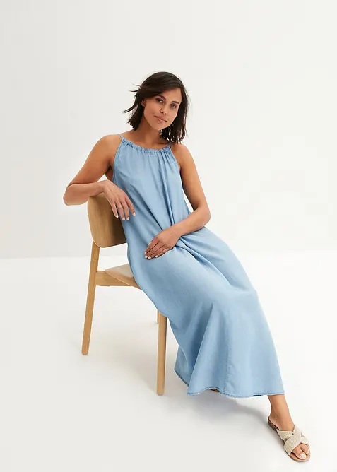 Robe en jean Lyocell fluide, bonprix