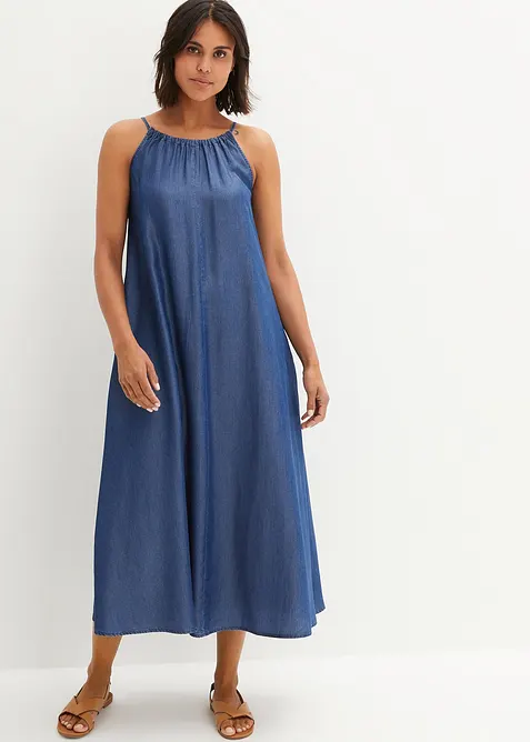 Jeanskleid aus flie&szlig;endem Lyocell, bonprix