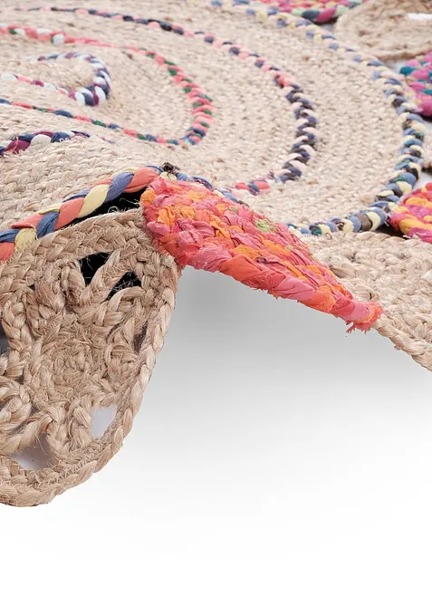 Tapis rond avec cercles multicolores, bonprix