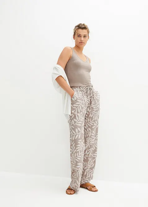 Pantalon palazzo imprimé, bonprix