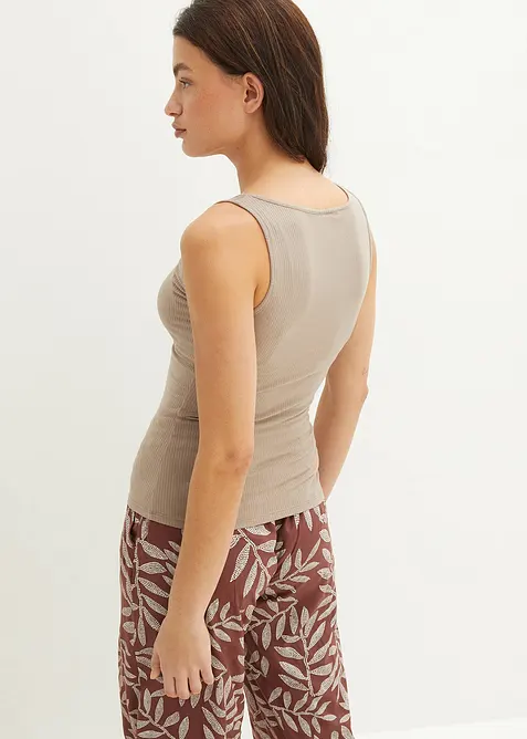 Top à encolure cœur, bonprix