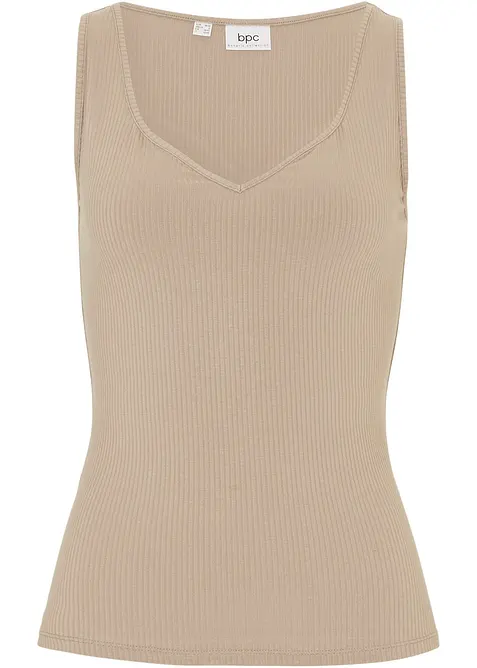 Top à encolure cœur, bonprix