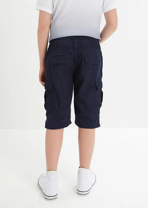 Bermuda cargo jogger 100% coton, Regular, bonprix