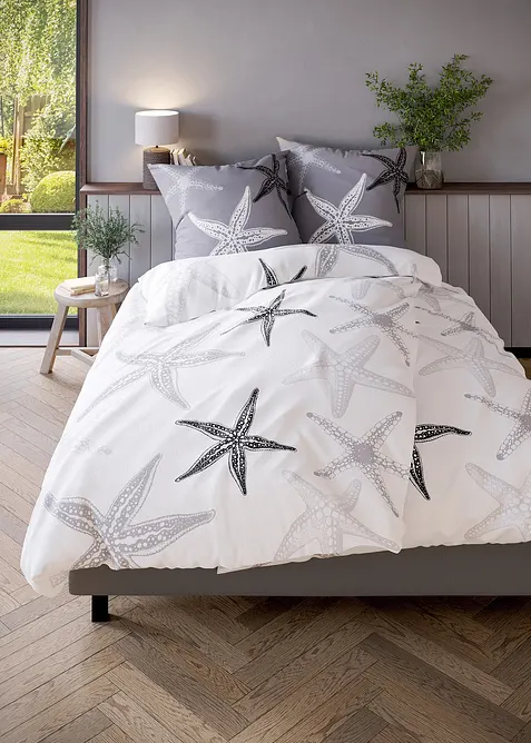 Baumwollmix-Bettw&auml;sche, bonprix