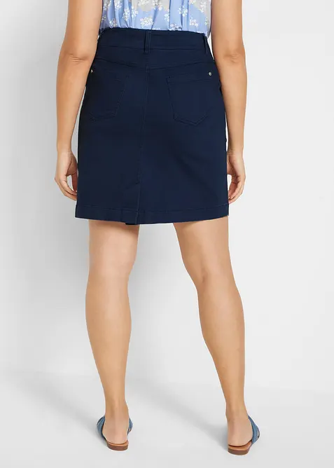 Jupe en coton extensible, bonprix