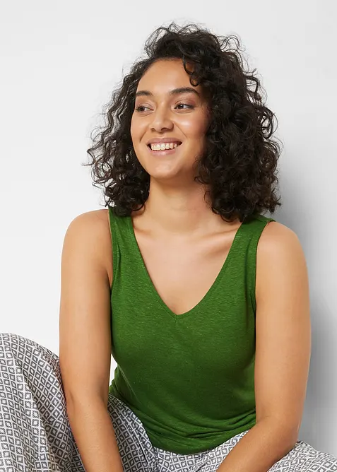 Débardeur en lin, bonprix