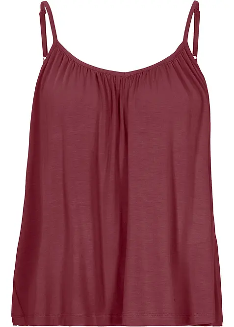 Spaghettiträger-Top aus fließender Viskose, bonprix