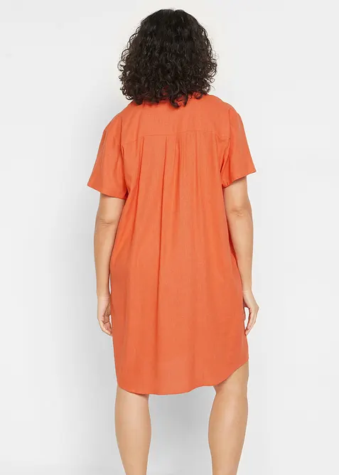Tunika-Kleid aus leichtem Leinen-Mix, bonprix
