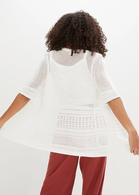 Ajour-Strickjacke, bonprix