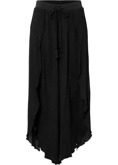 Pantalon effet froissé, bonprix