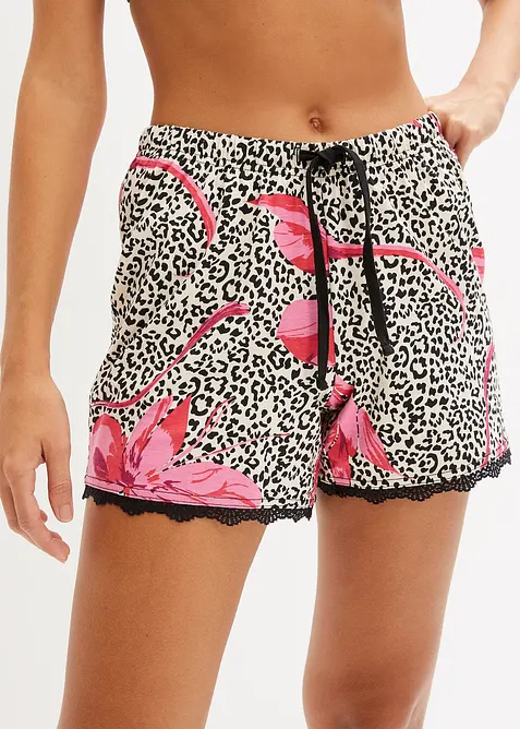 Shorts (2er Pack) mit zarter Spitze, bonprix