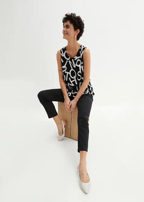 Blouse sans manches en viscose fluide, bonprix