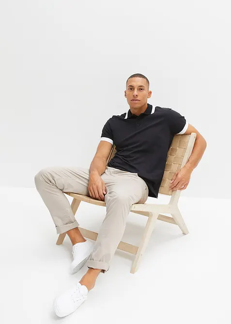 Piqu&eacute;-Poloshirt aus reiner Bio-Baumwolle, bonprix