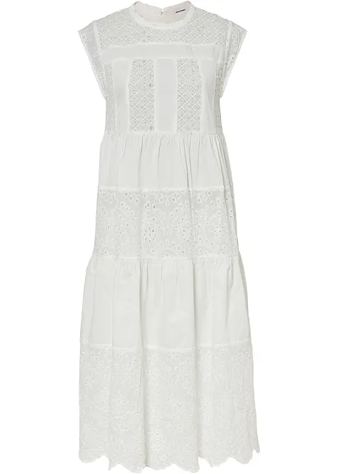 Robe midi à dentelle, bonprix