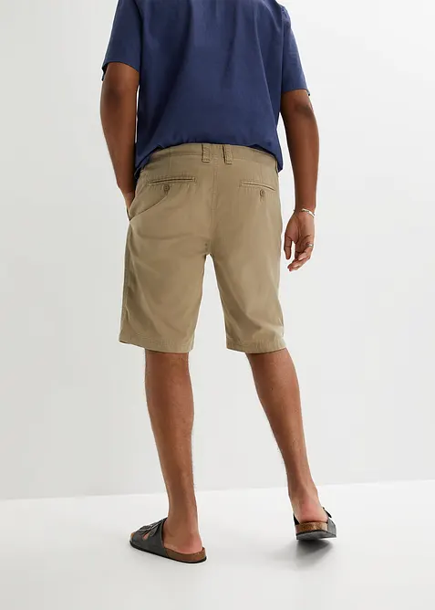 Chino-Bermuda aus reiner Baumwolle in Regular Fit, bonprix