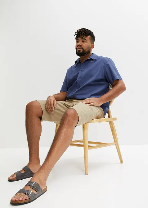 Chino-Bermuda aus reiner Baumwolle in Regular Fit, bonprix