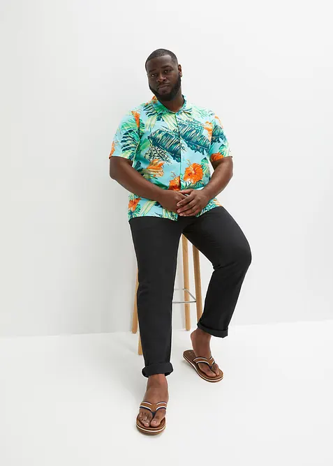 Chemise manches courtes 100% coton, bonprix