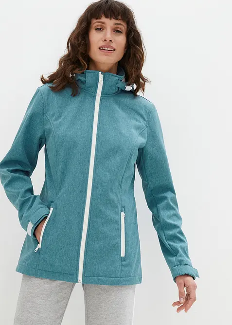 Veste en softshell d&eacute;perlant, bonprix