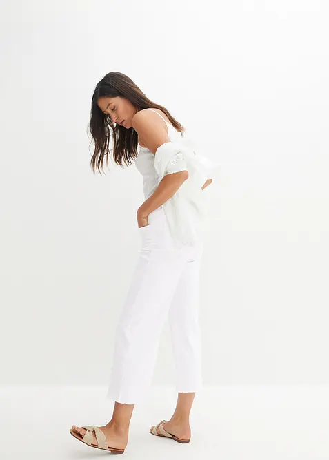 Jean large 7/8 extensible, bonprix