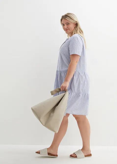 Sommer-Tunika-Kleid aus reiner Baumwolle, bonprix