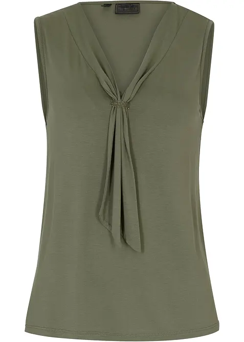 Top à col lavallière, bonprix