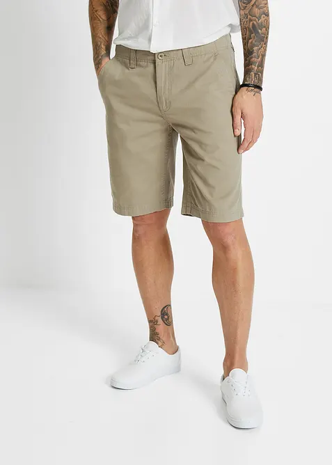 Chino-Bermuda aus reiner Baumwolle in Regular Fit, bonprix