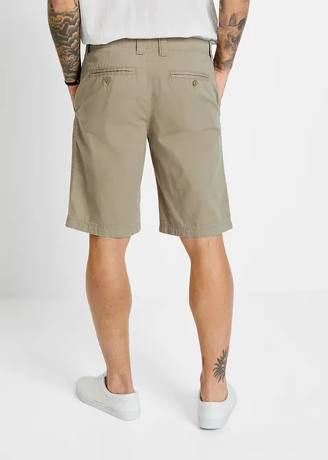 Chino-Bermuda aus reiner Baumwolle in Regular Fit, bonprix