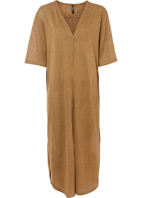 Strickmantel in Leinen-Optik, bonprix