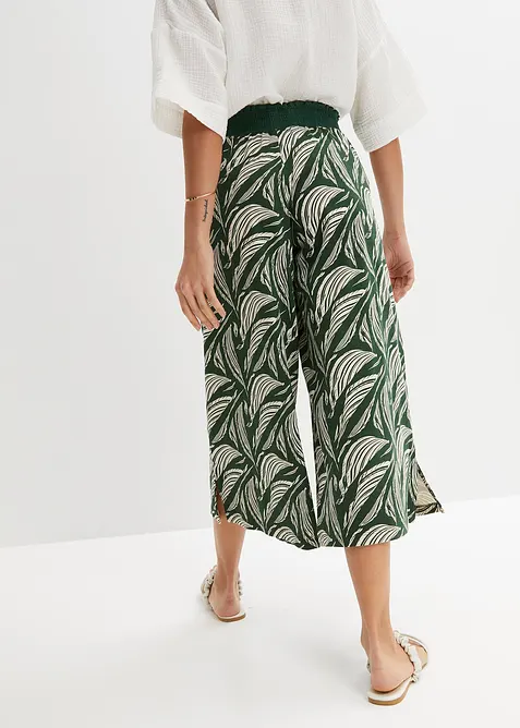 Pantalon large en jersey coton et viscose, bonprix